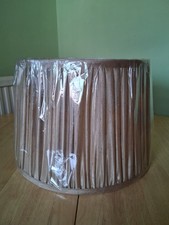 Large Champagne Pleated Shade