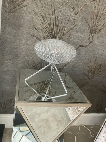 Glass lamp for - glass, table