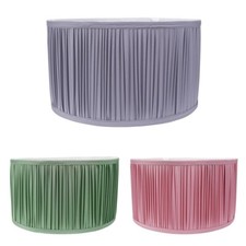 Ruched Pleated Drum Lampshade