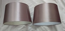 Pair large unused lampshades