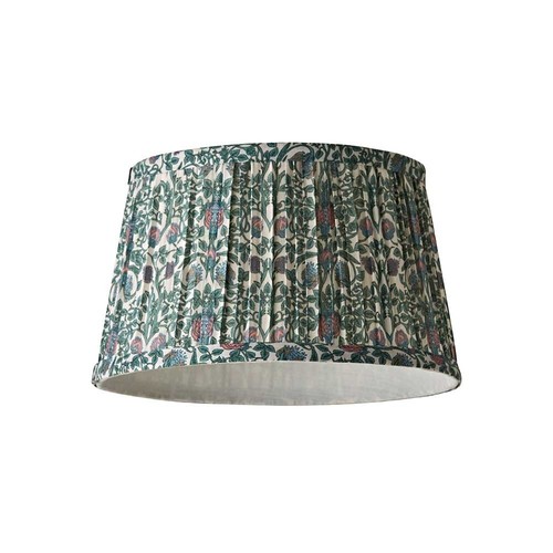 Floral lampshade pleated - floral,