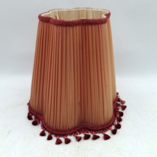 Vintage pleated lampshade - pleated,