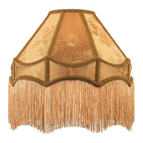 Gold faux silk large victorian - silk,