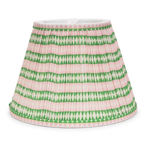 Pink aztec lampshade fabric - pink,