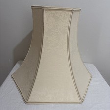 Large Vintage Cream Damask