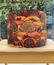 Autumn Trees Lampshade Orange